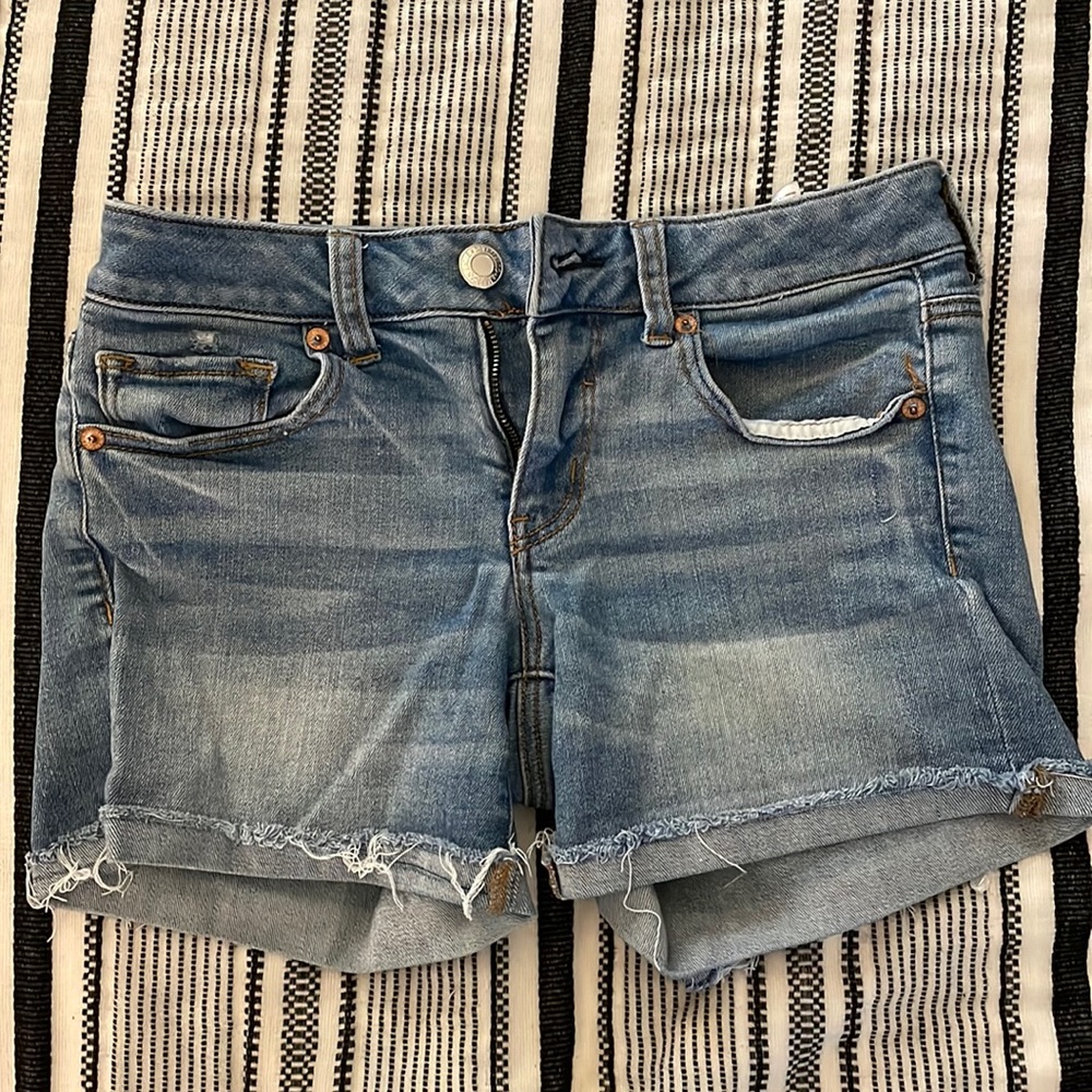 Light blue Jean shorts